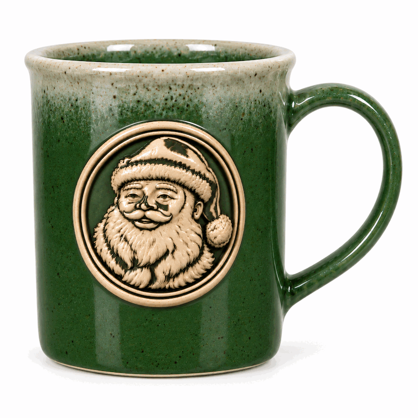 Santa Mugs — handcrafted ceramics by JJ Potts